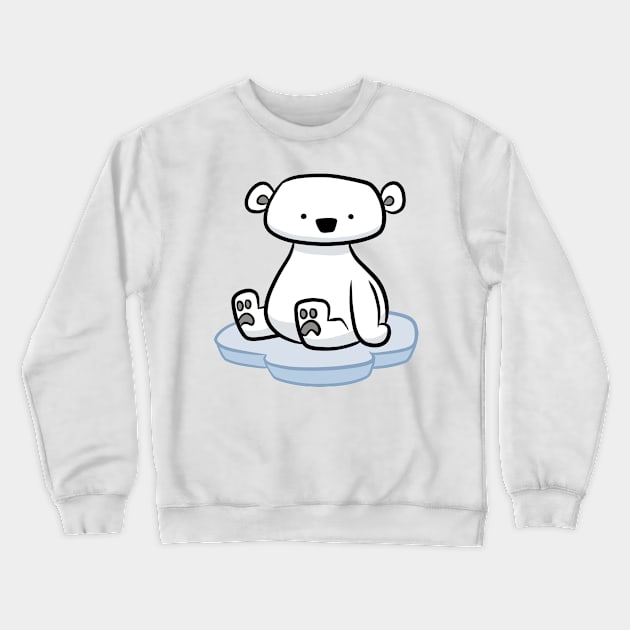 Polar Bear Kawaii Crewneck Sweatshirt by binarygod